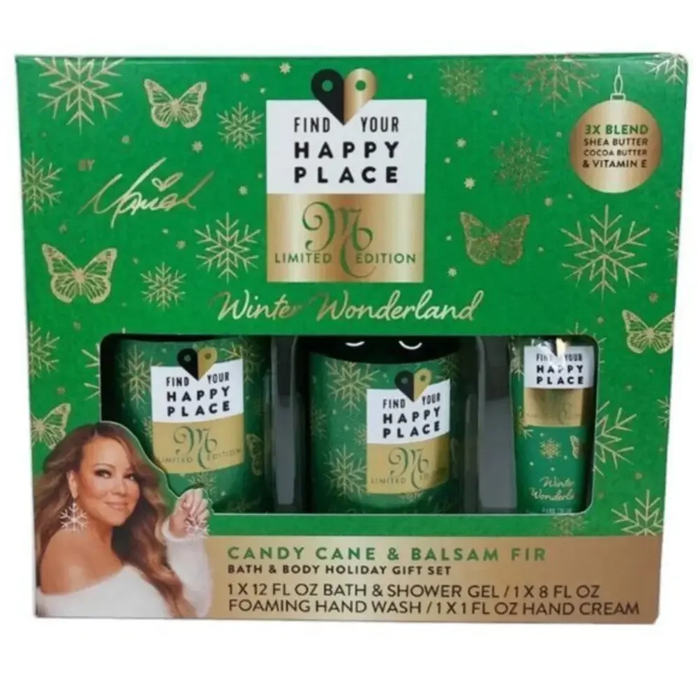 Mariah Carey Find Your‎ Happy Place Limited Edition Candy Cane Balsam Gift Set